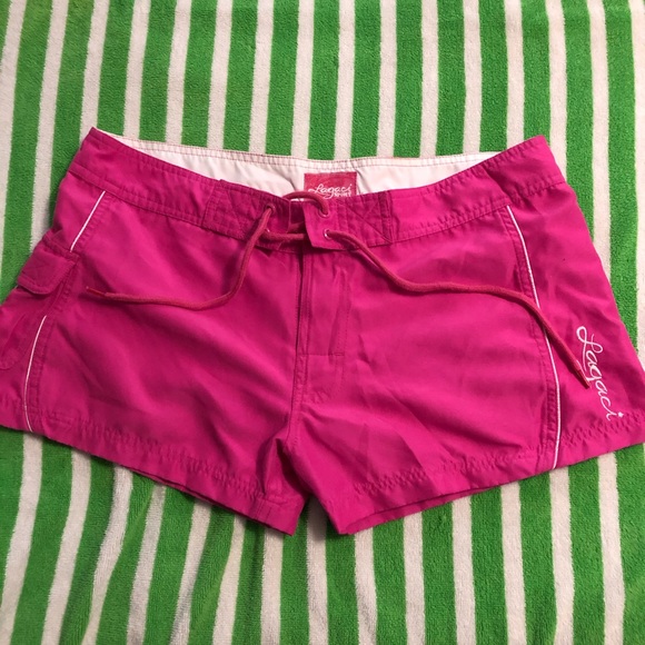 Lagaci Sport Pink Swim Shorts Juniors Lagre - Picture 1 of 10